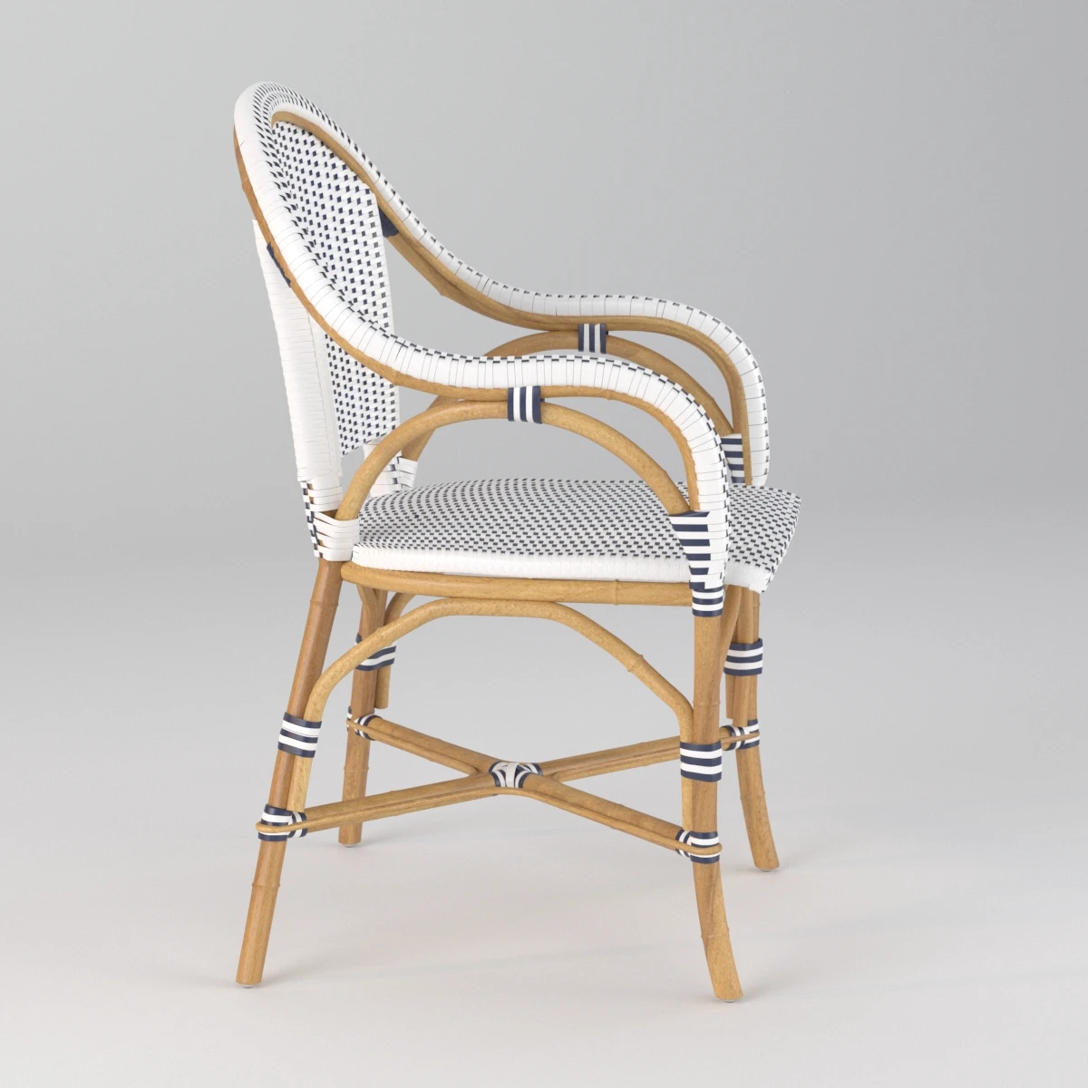Riviera Dining Armchair 3D Model_05